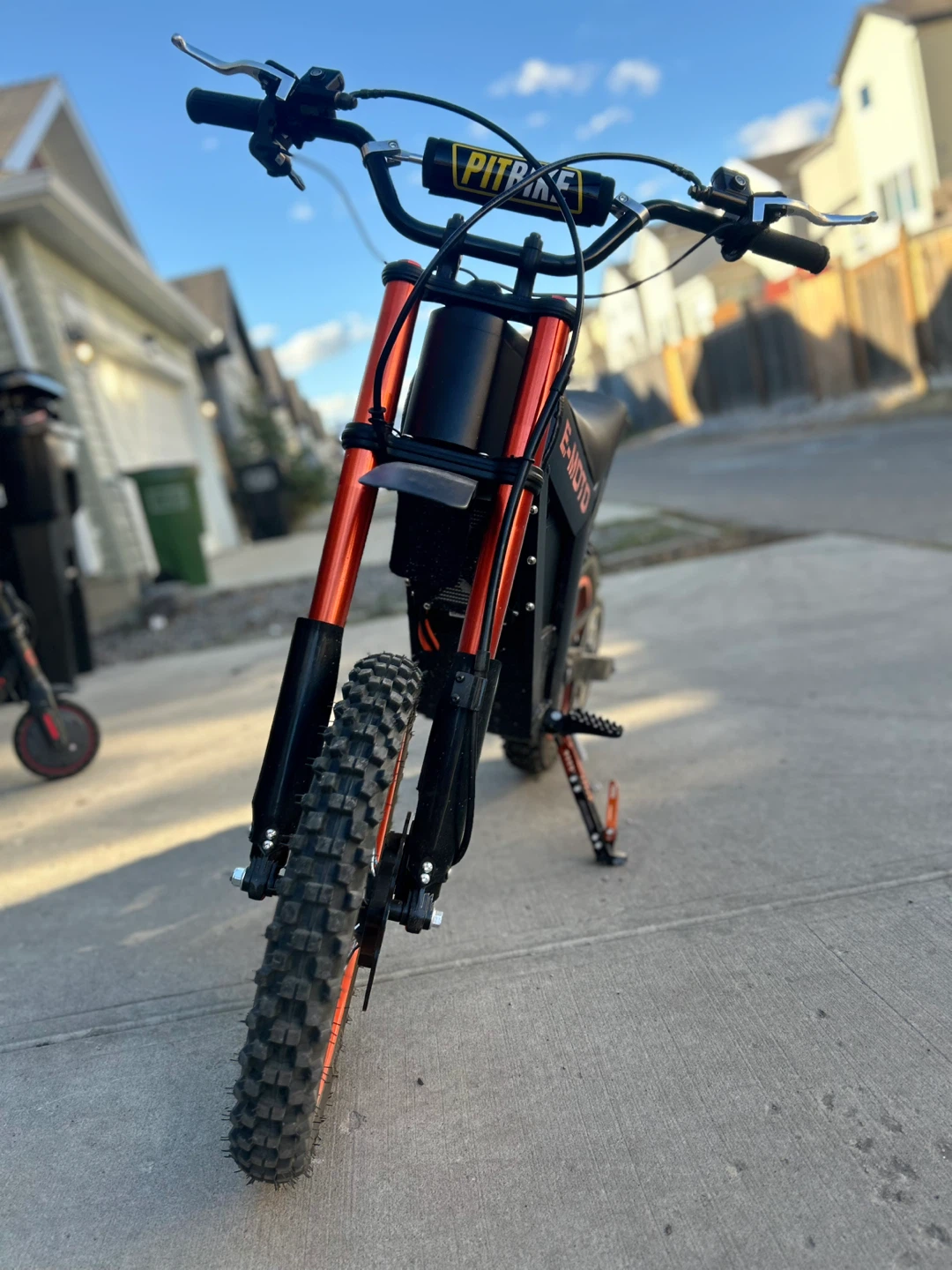 E-MOTO Electric Dirt Bike Orange - photo 3