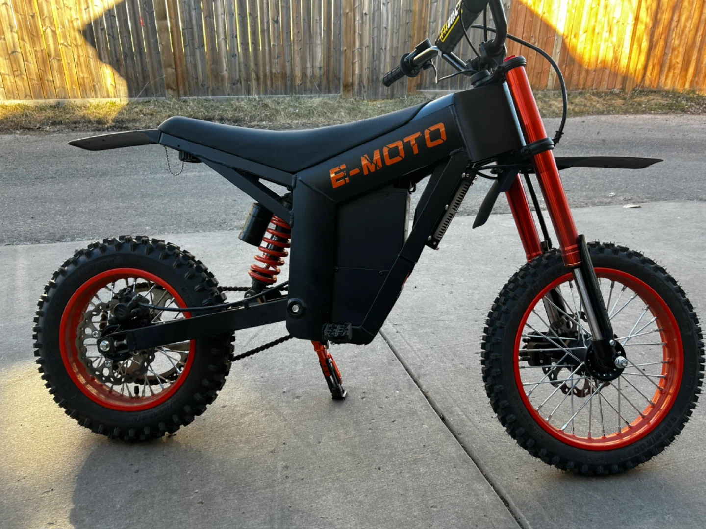 E-MOTO Electric Dirt Bike Orange