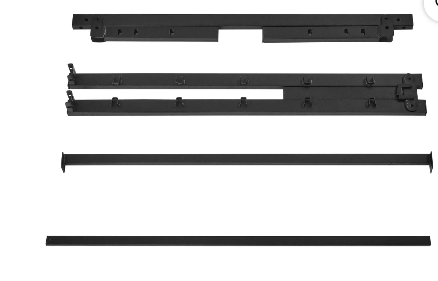 Black Metal Bed Frame - photo 2
