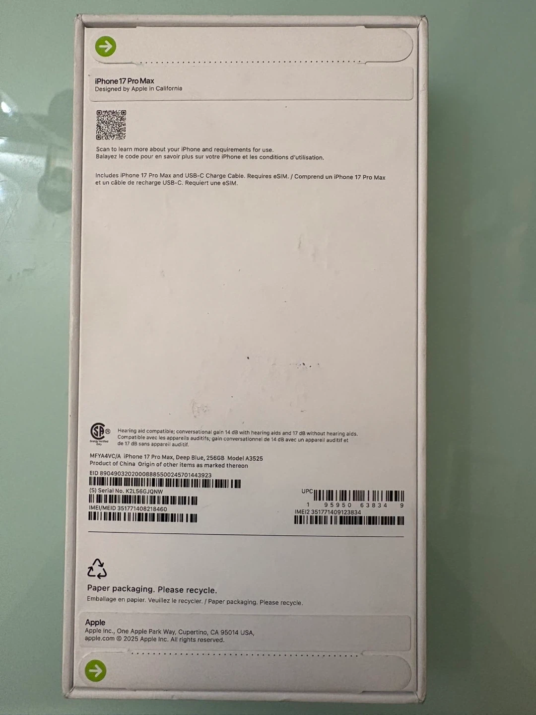 Apple iPhone 17 Pro Max - Deep Blue - photo 2
