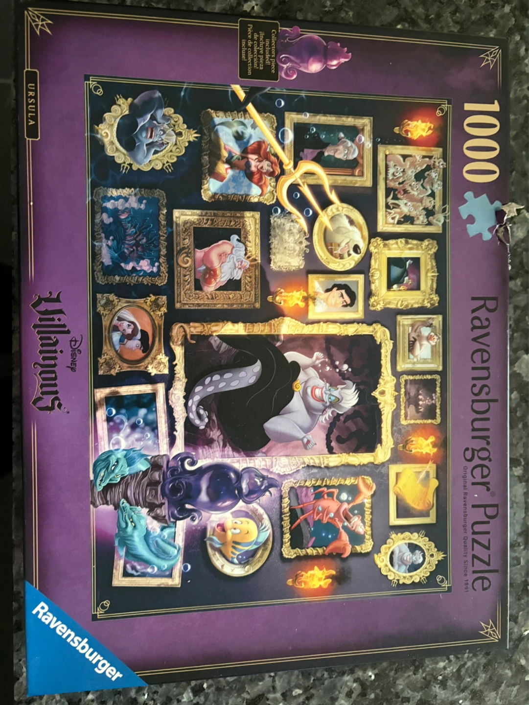 Ravensburger Disney Villains Ursula 1000 Piece Puzzle