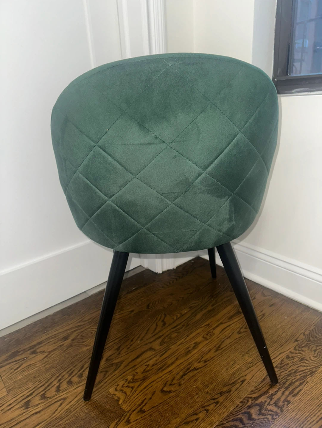 FREE Velvet Accent Chair - Dark Green - photo 3