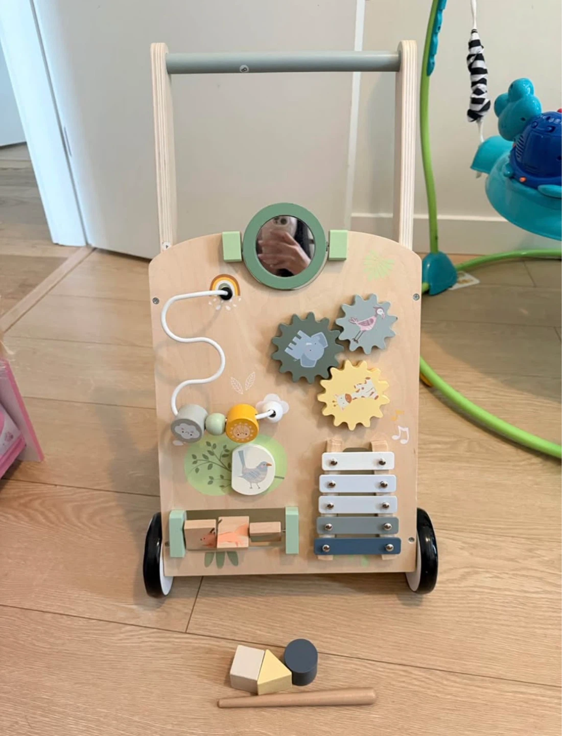 Baby Wooden Activity Walker