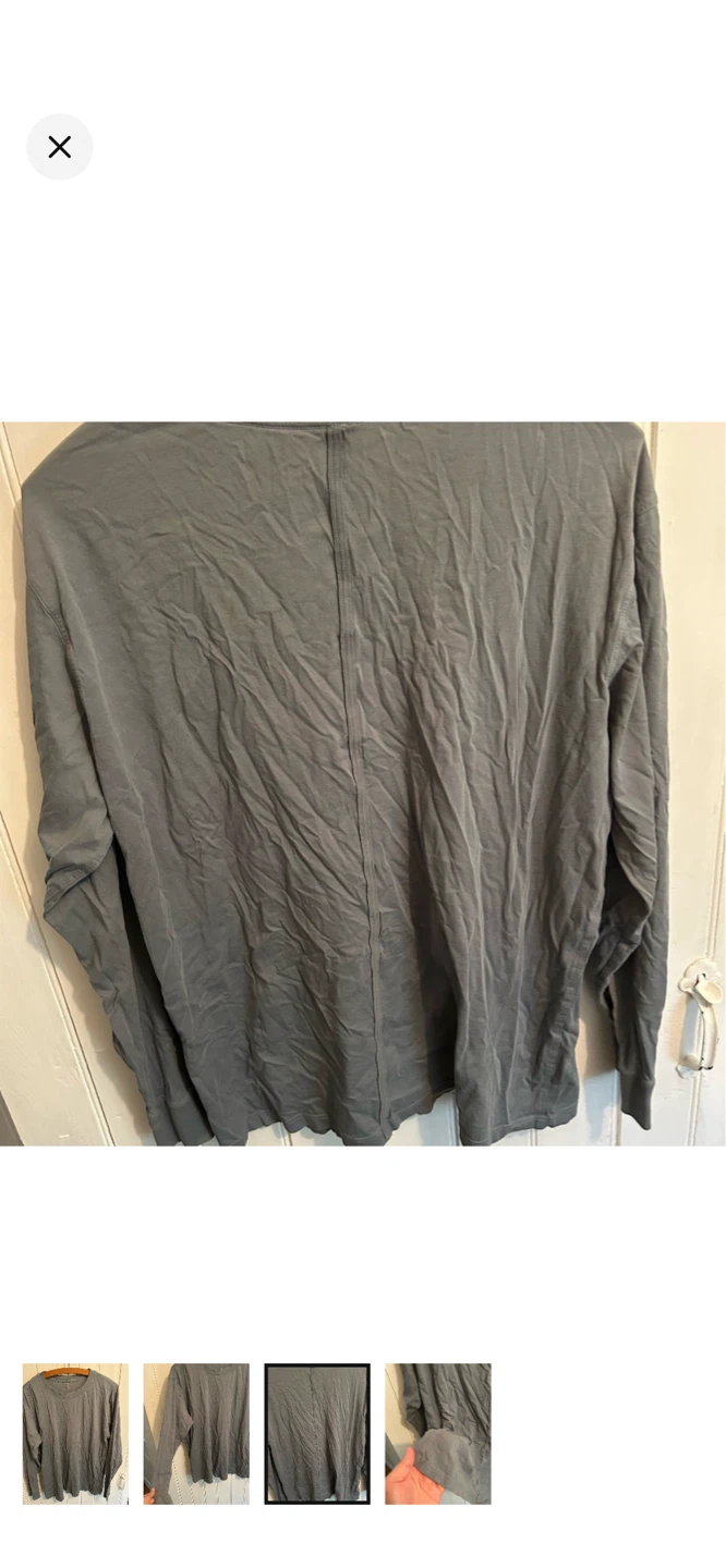 Lululemon Long Sleeve Shirt - Grey - photo 3