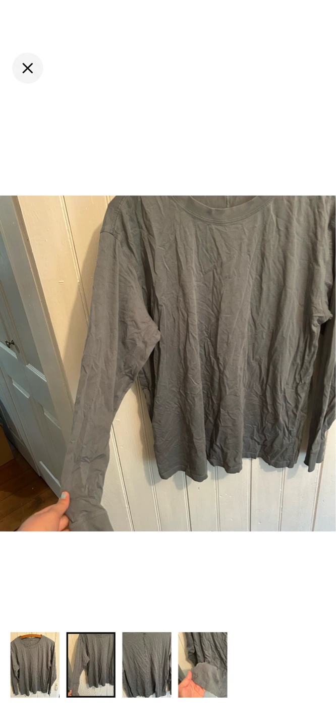 Lululemon Long Sleeve Shirt - Grey - photo 2