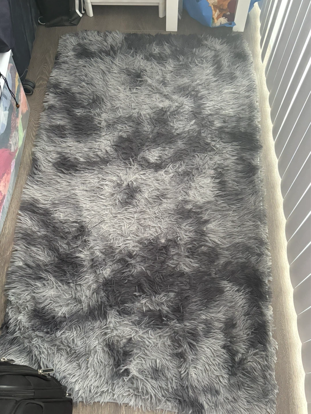 4 Rugs for $90 Grey Shaggy Area Rug - photo 3