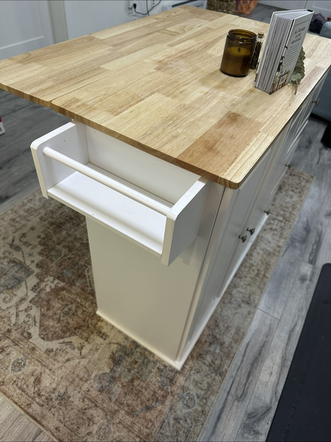 Kitchen Island with Butcher Block Top - photo 3