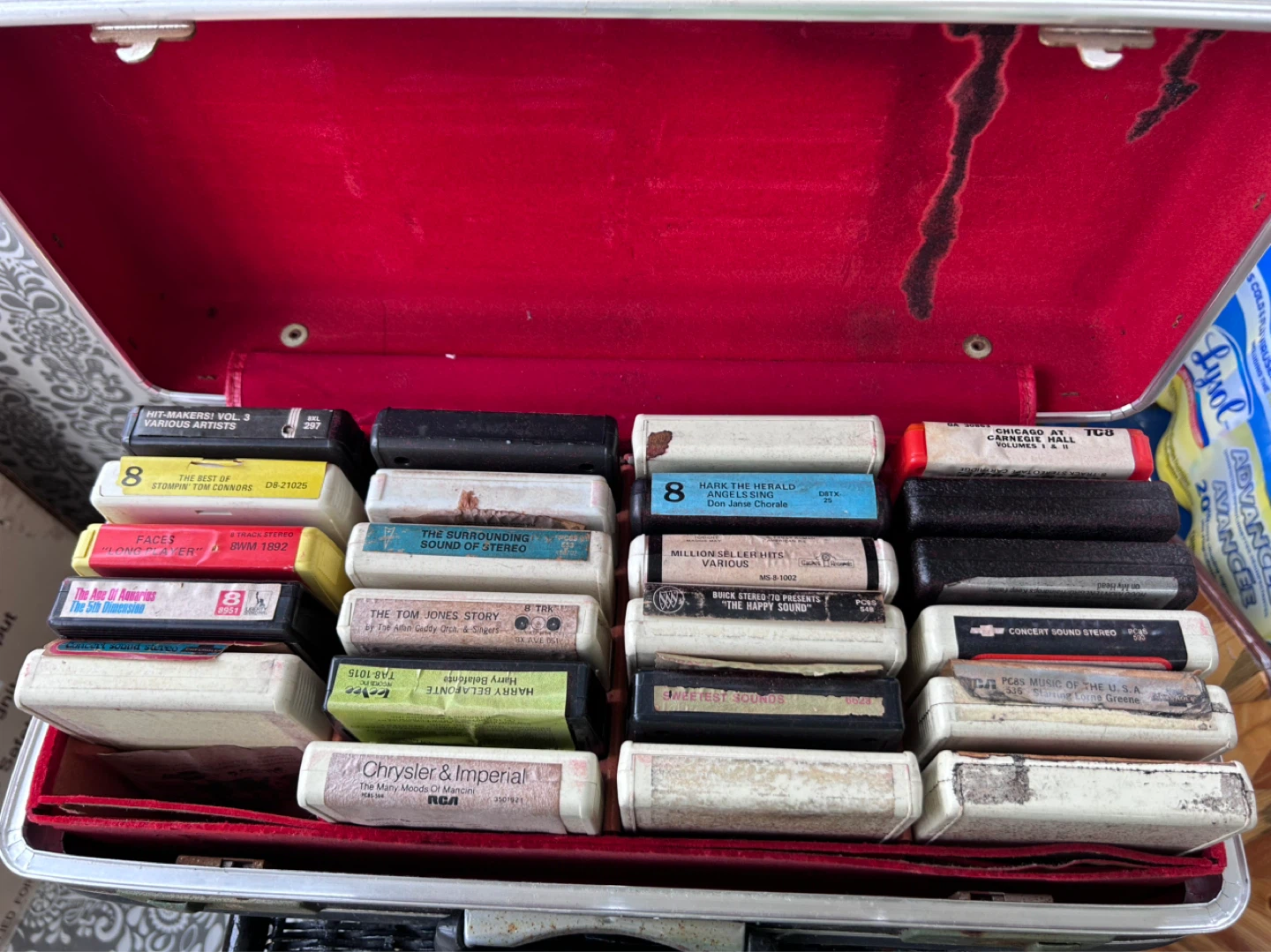 Collection of 8-Track Tapes