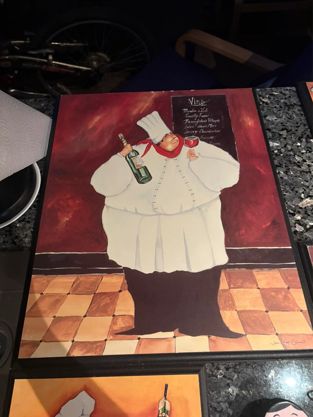 Set of 4 Chef Themed Wall Art Prints - photo 5