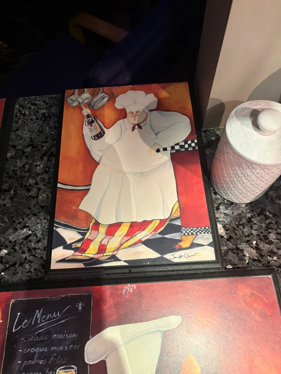 Set of 4 Chef Themed Wall Art Prints - photo 3