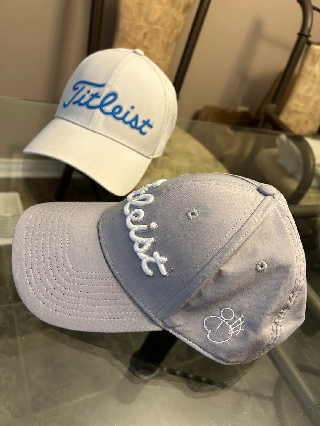 NEW Titleist Men's Tour Performance Golf Caps (Light Blue/Grey) - photo 4