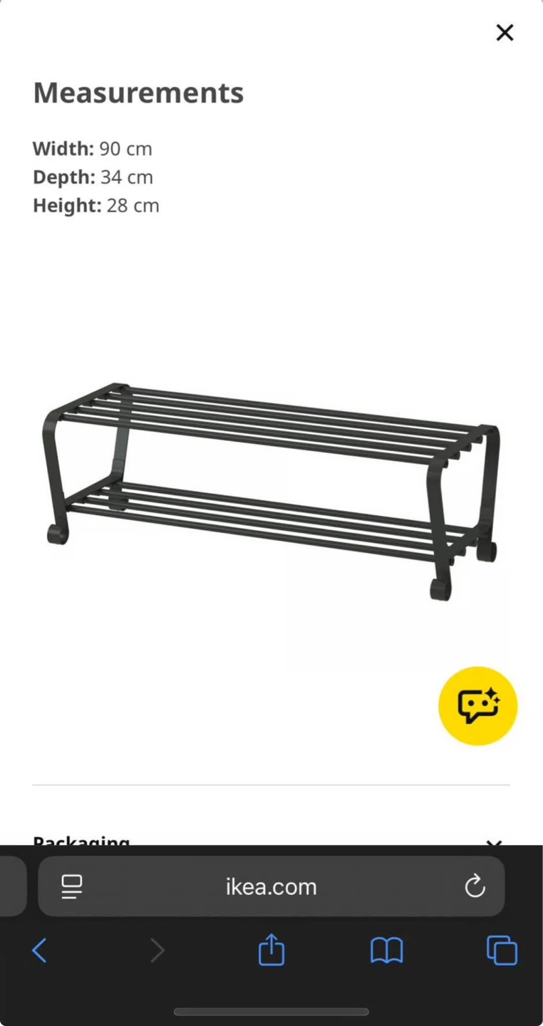 Ikea Portis Shoe Rack