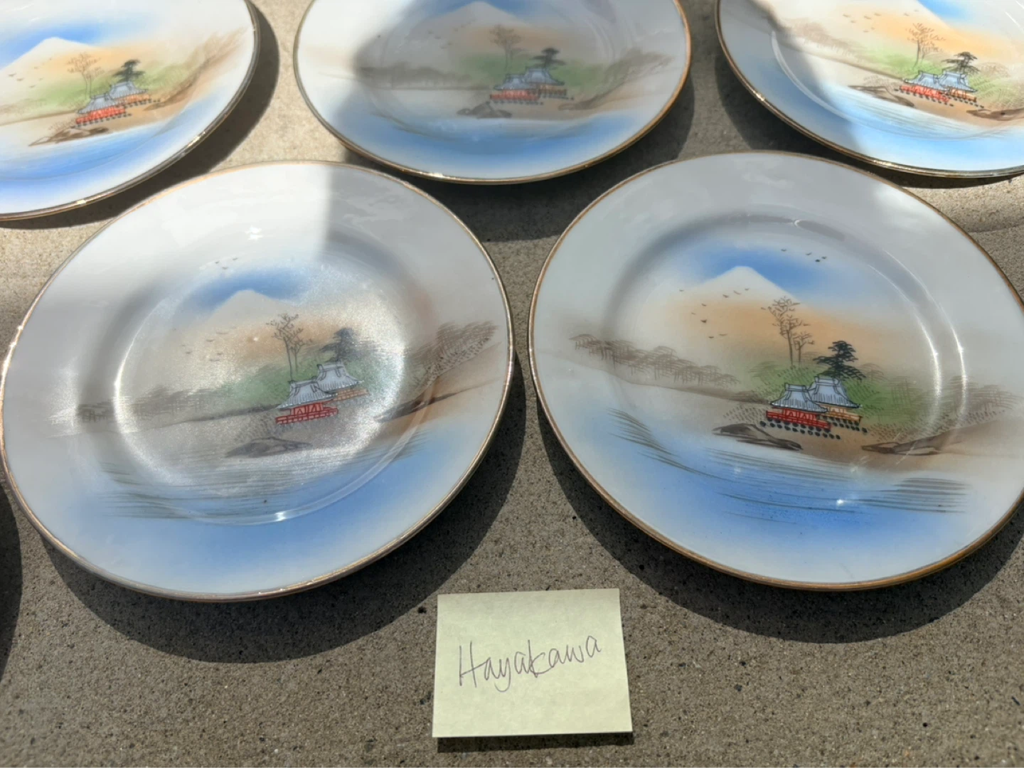 Hayakawa Japanese Tea Set with Plates - photo 2