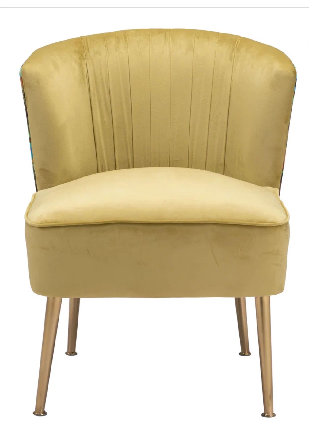 Set of Zuo Tabitha Accent Chair Peacock Print - photo 2