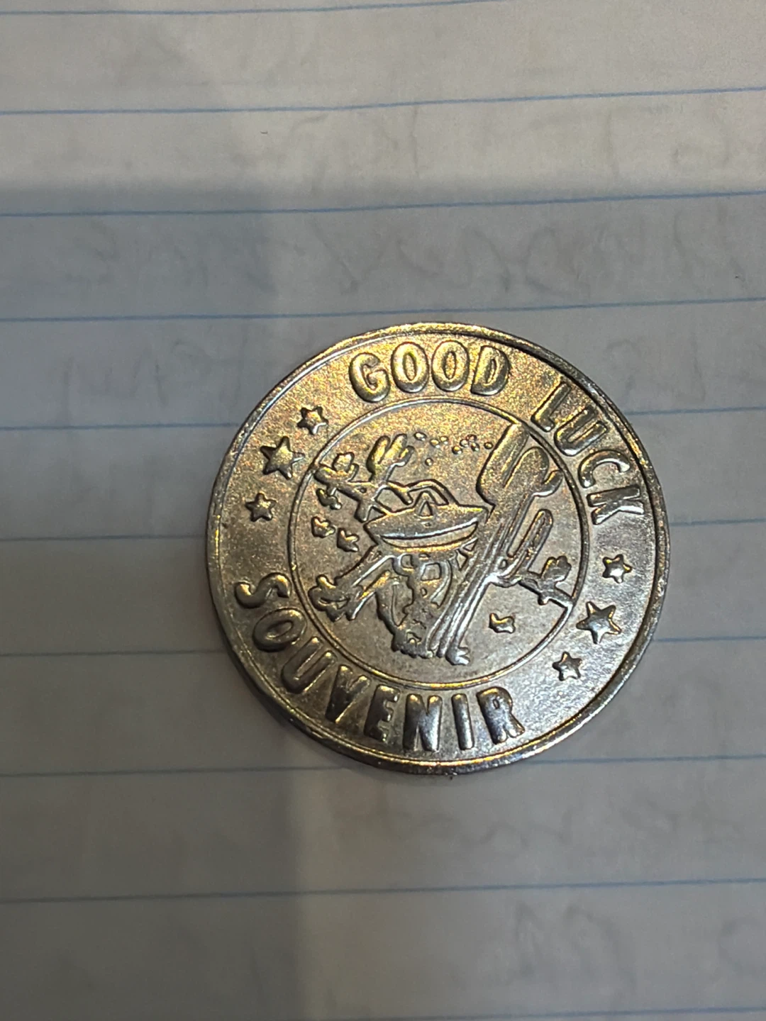 South of the Border Good Luck Souvenir Coin - photo 2