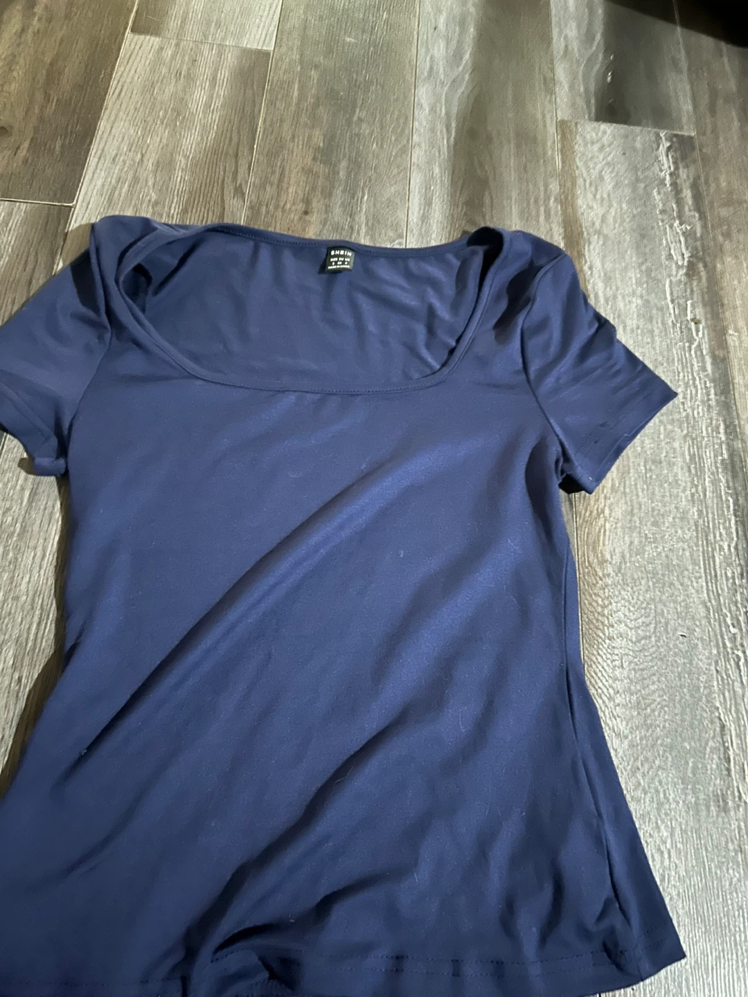 Lot de 3 t-shirts Shein blancs et marine - photo 4