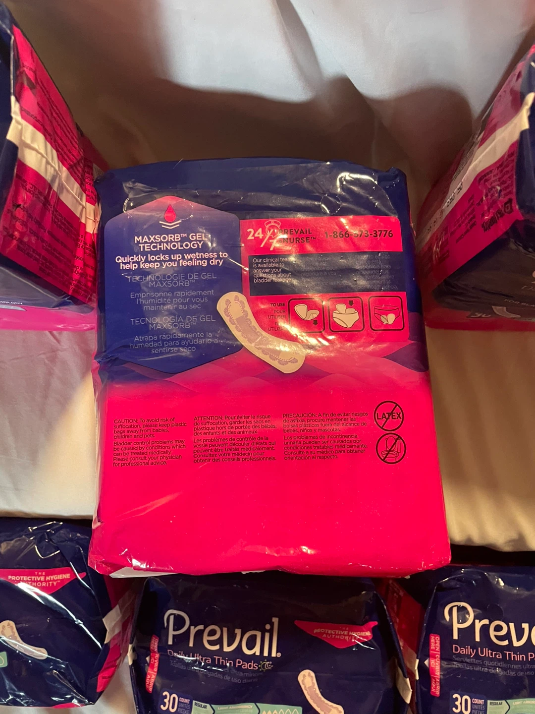 Prevail Daily Ultra Thin Pads 30 count - Light Absorbency - photo 2
