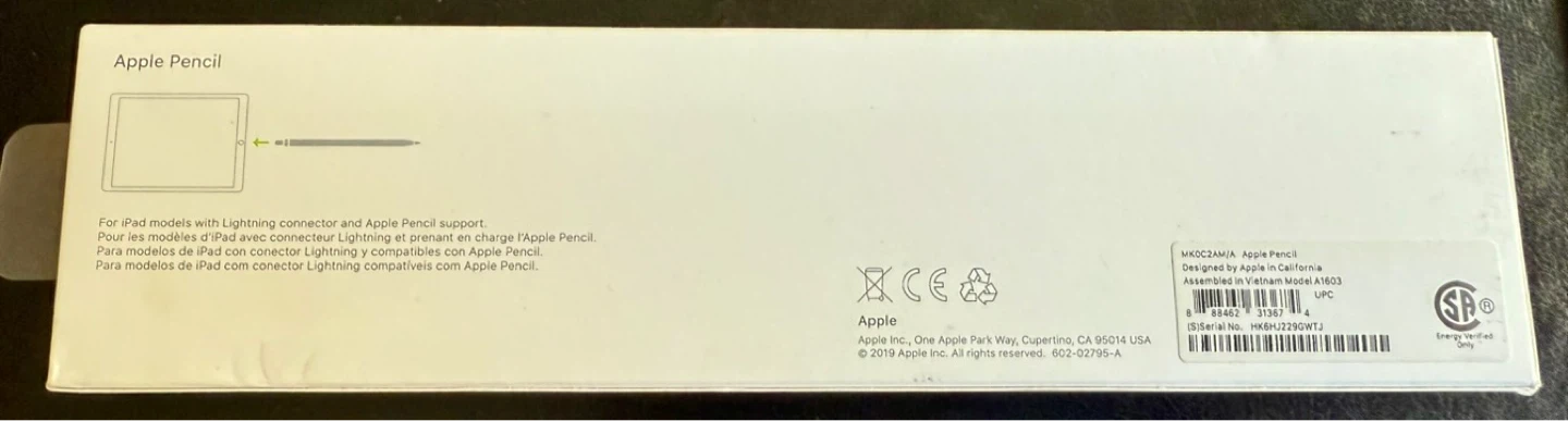 NEVER USED OPEN BOX Apple Pencil 1st Gen for sale - photo 2