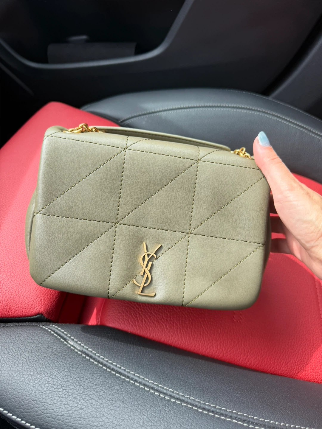 Mini Jamie real leather bag