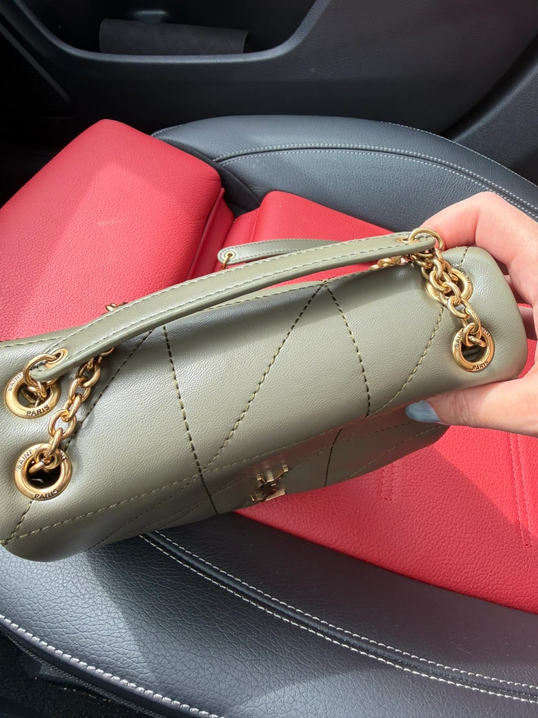 Mini Jamie real leather bag - photo 2