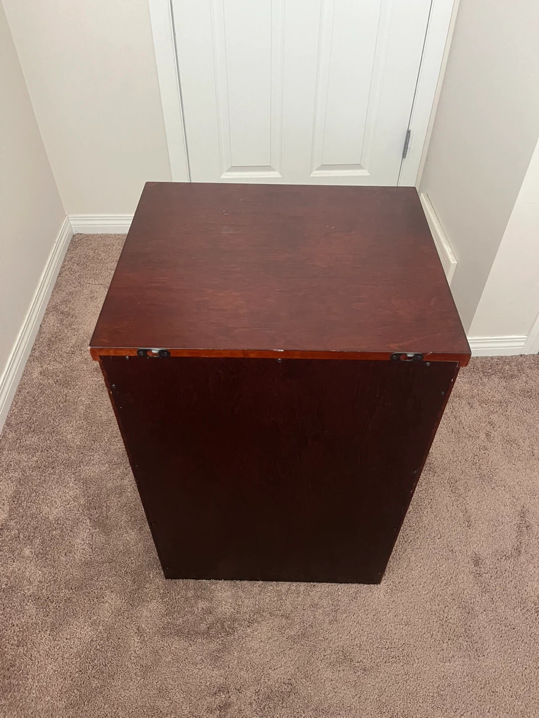 Dark Wood 2-Drawer Filing Cabinet - photo 5