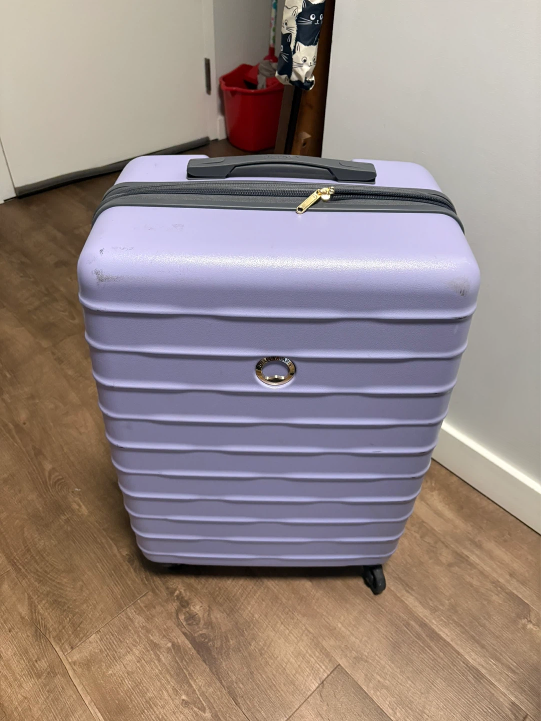 Delsey Luggage - Lilac medium size Suitcase