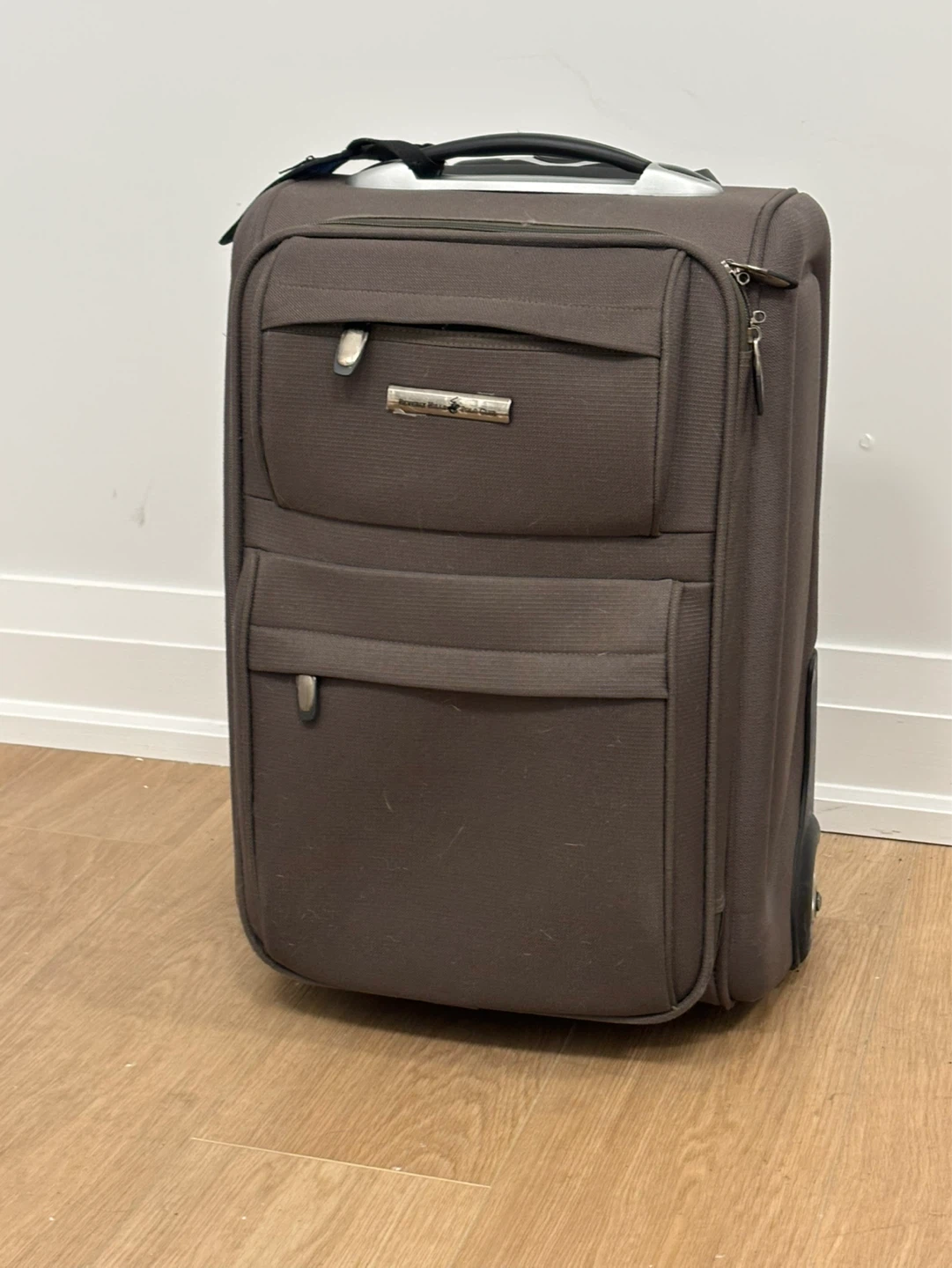 Swiss Polo Rolling Suitcase - Dark Brown