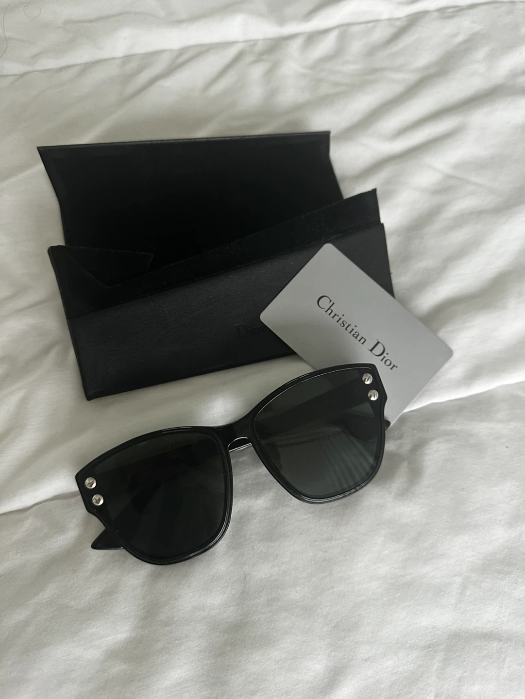 Authentic Christian Dior Black "DiorAddict" Sunglasses