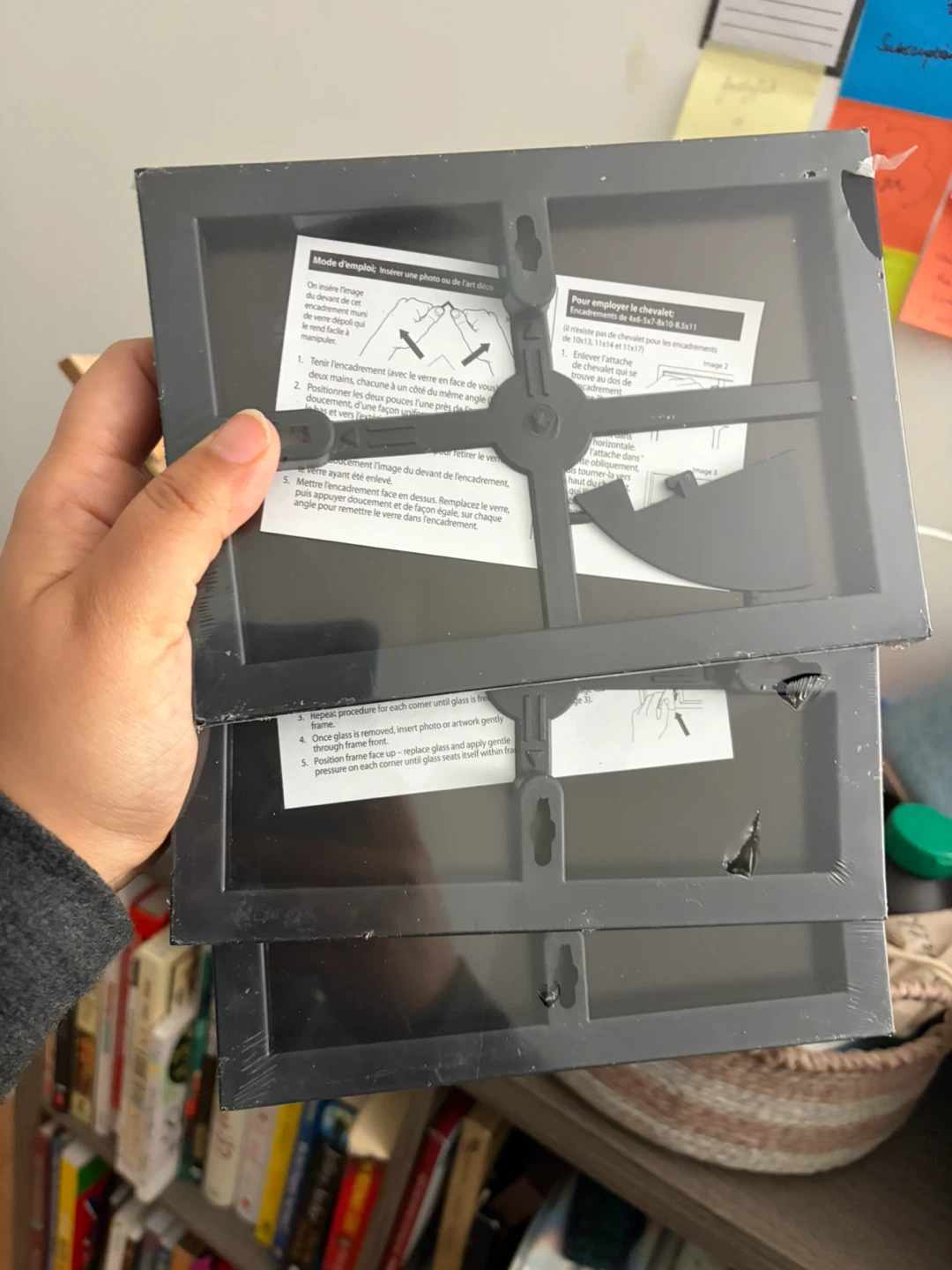 Black Photo Frames (Set of 3)