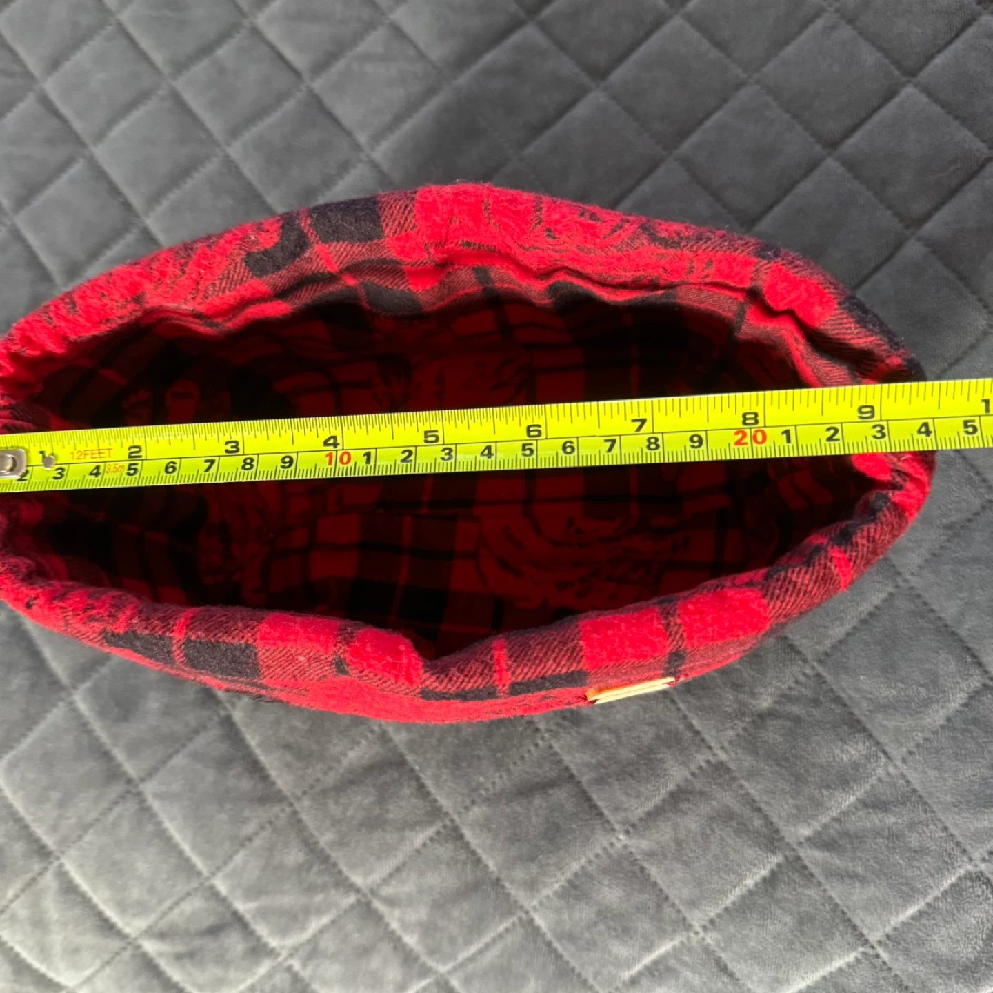 Handmade Storage Basket black & red "Enjoy the little things" - photo 3