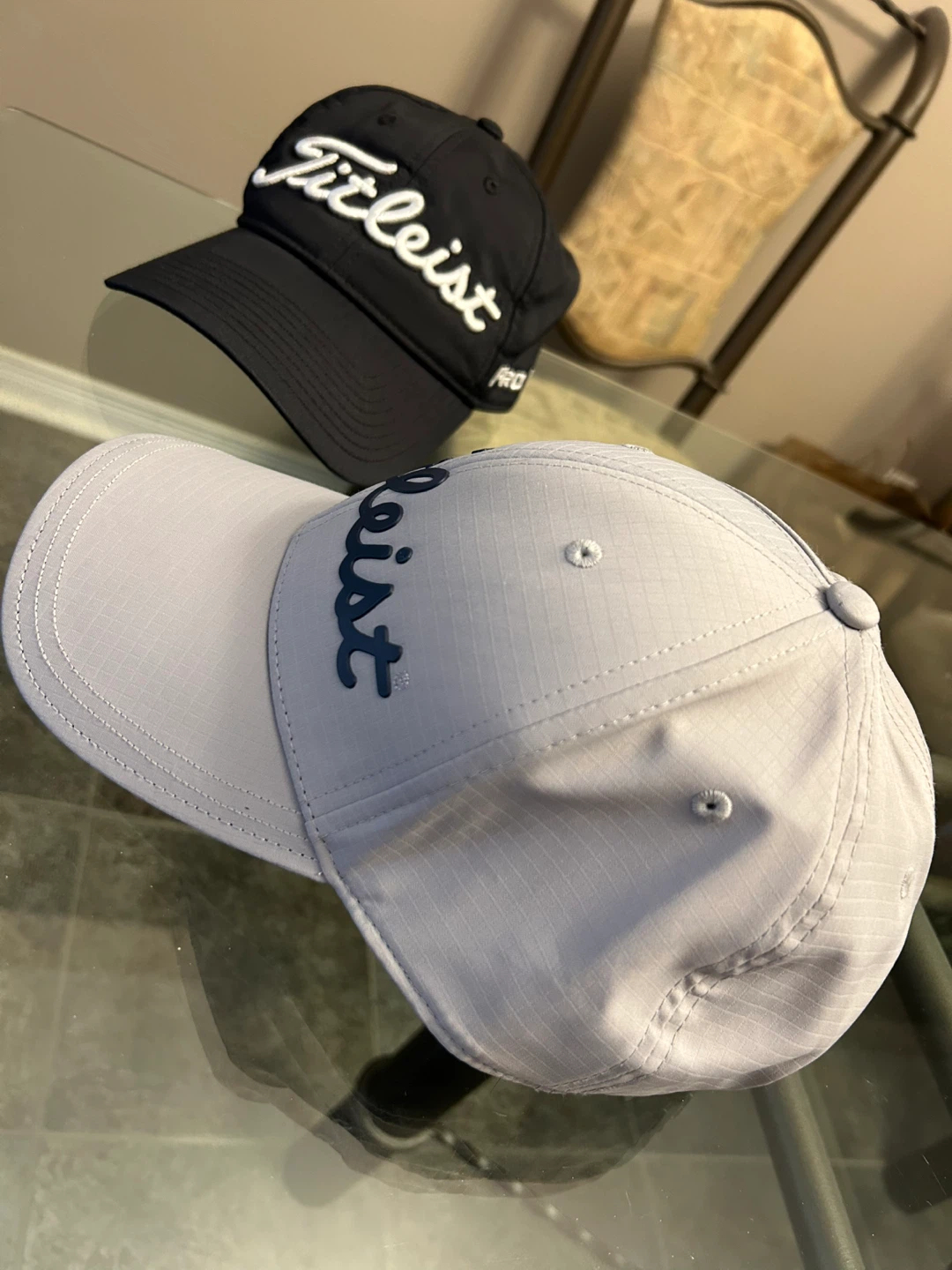 NEW Titleist Men's Tour Performance Golf Caps (Black/Grey) - photo 3