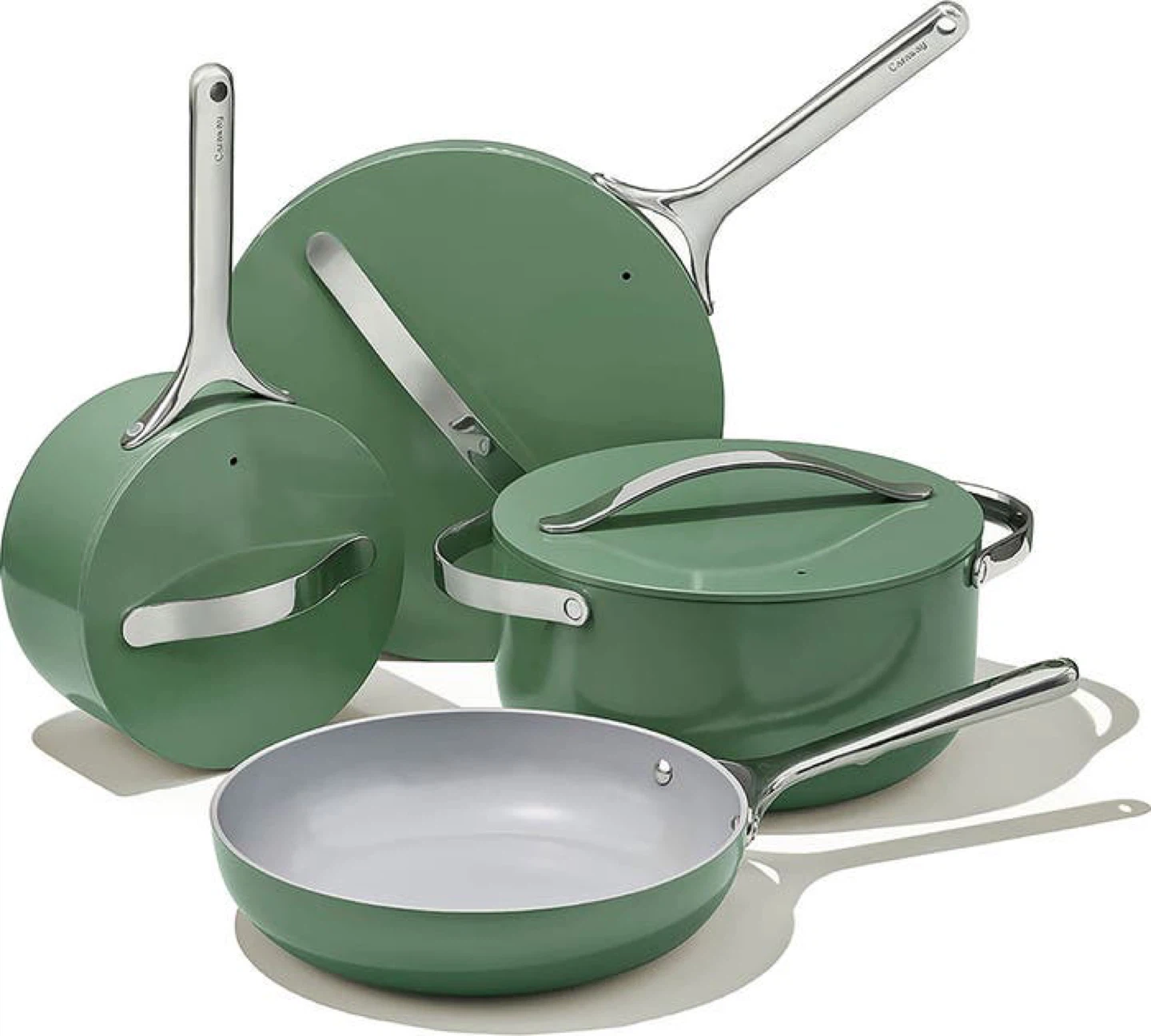 Caraway 5 piece Cookware Set - Sage Green