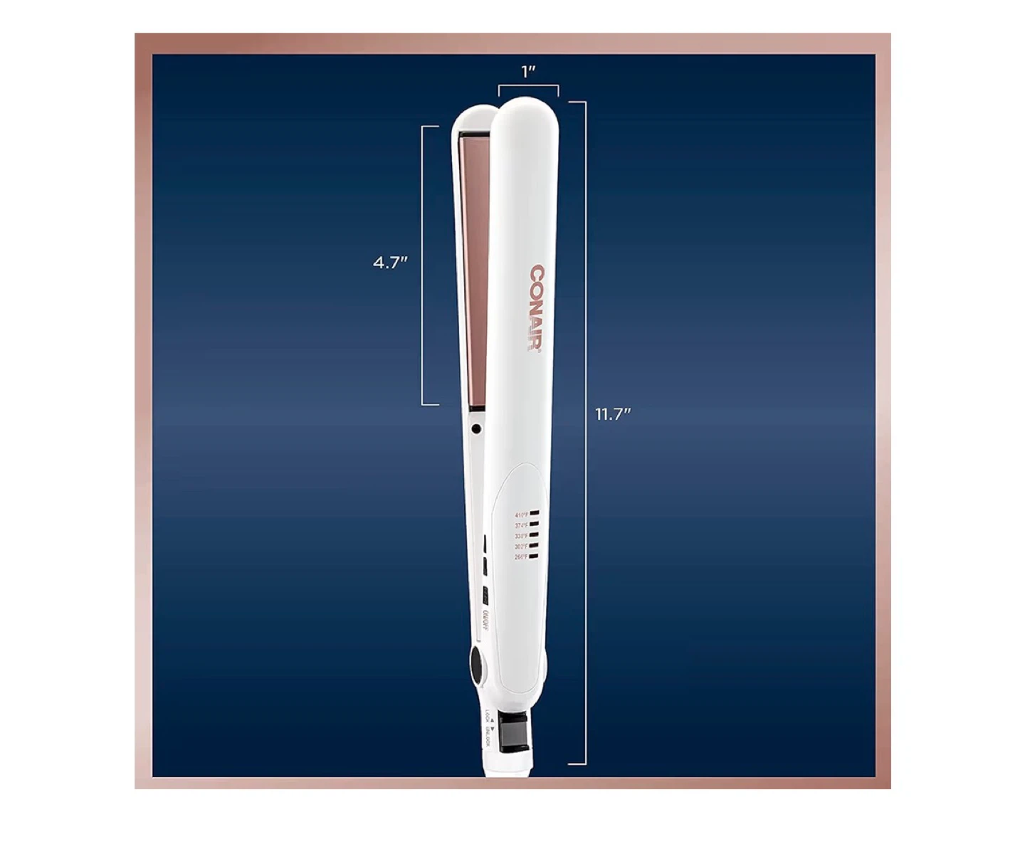 Conair Double Ceramic Hair Straightener Flat Iron – Like New - photo 4