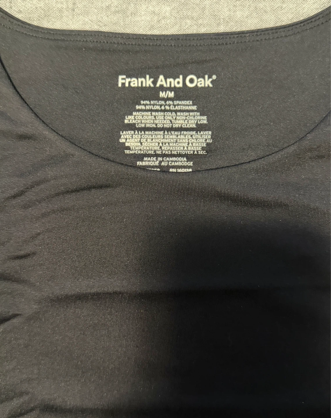 Frank And Oak Black Long Sleeve T-Shirt M/M - photo 2