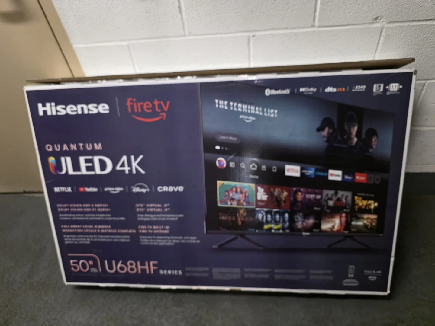 Hisense 50" U68HF Quantum ULED 4K Fire TV