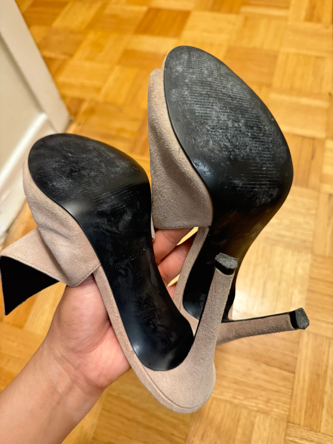Kendall + Kylie Beige Suede Mules - photo 2