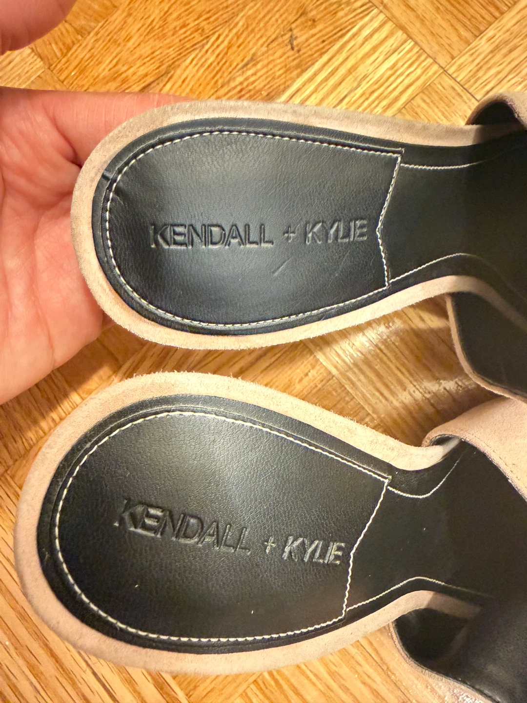 Kendall + Kylie Beige Suede Mules - photo 3