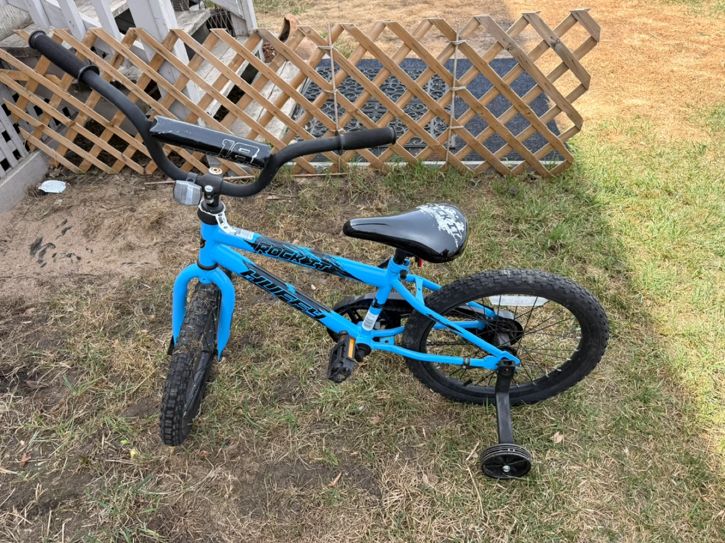 Blue Huffy Rock It Kids Bike