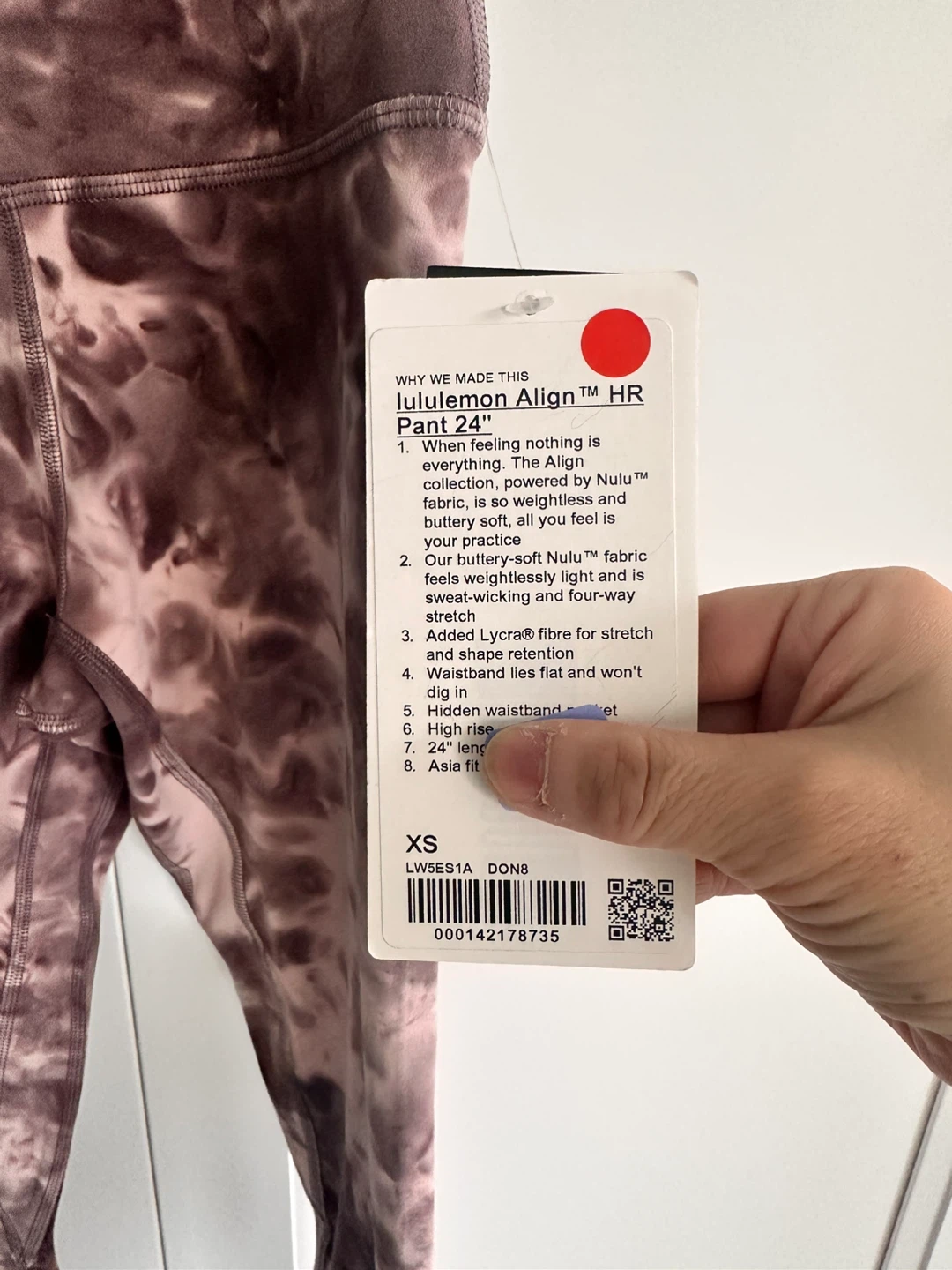 Lululemon Align HR Pant 24" XS Diamond Dye - photo 5