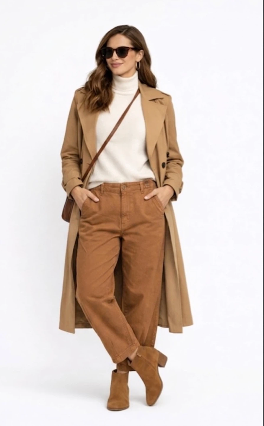 Roots Pants - Size 8 - Brown