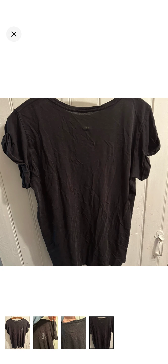 Lululemon black t-shirt with cactus graphic - photo 4