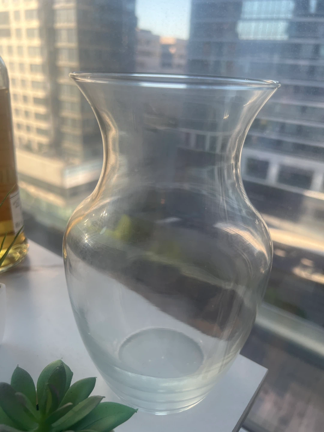 Clear Glass Bud Vase