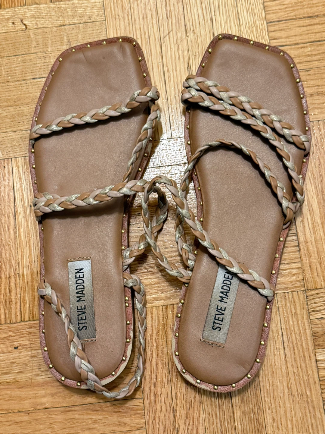 Steve Madden Braided Flat Sandals
