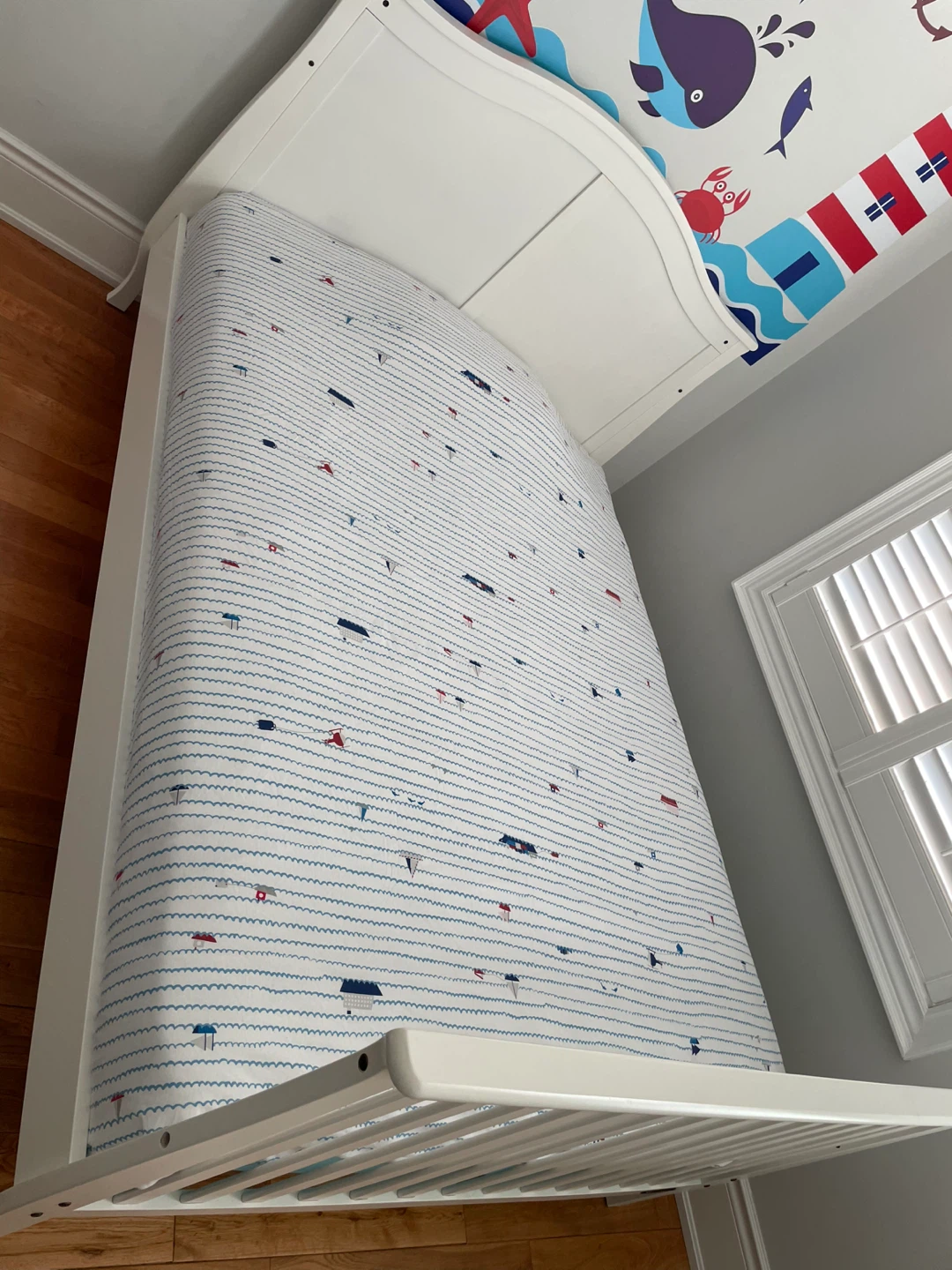 Kids twin size bedframe with mattress - photo 3
