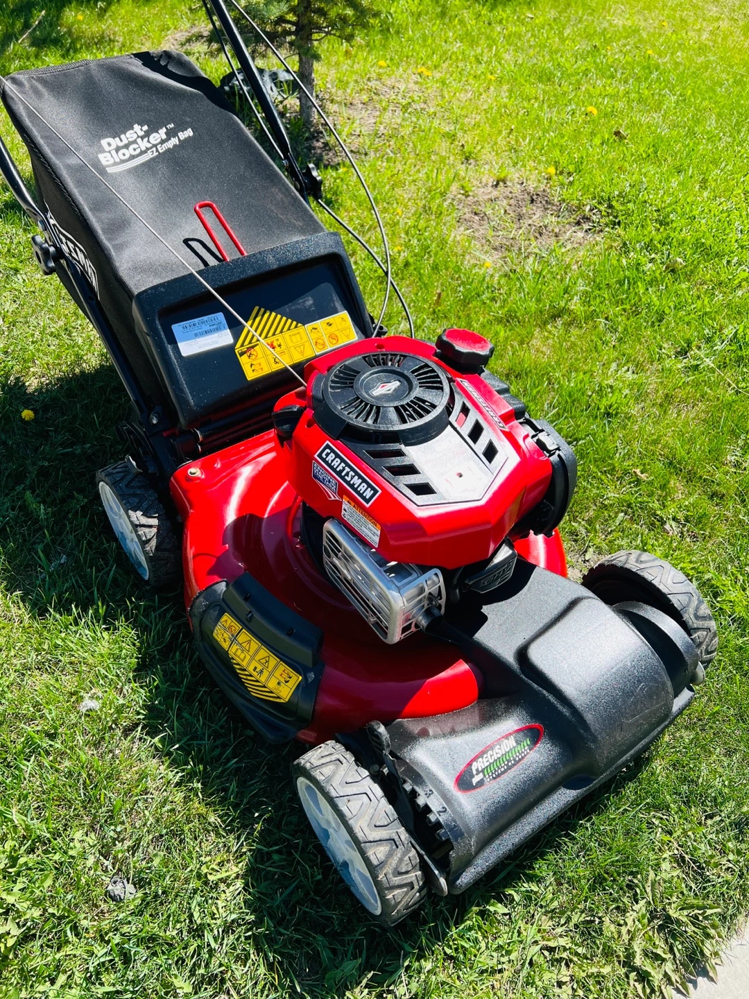 craftsman platinum 7.25 183cc self propelled lawn mower - photo 3