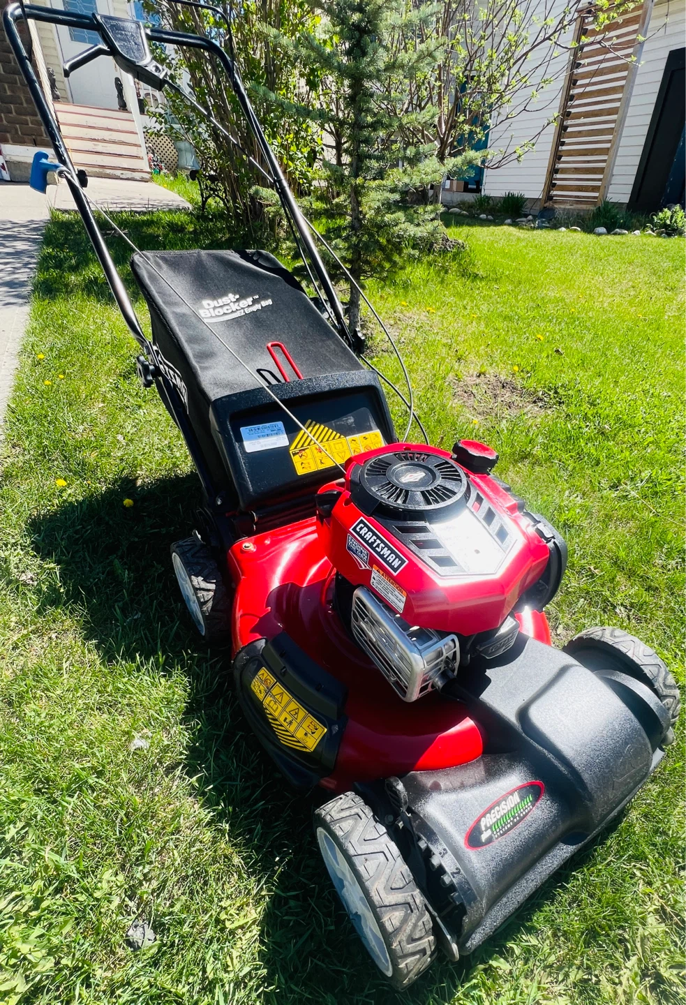 craftsman platinum 7.25 183cc self propelled lawn mower