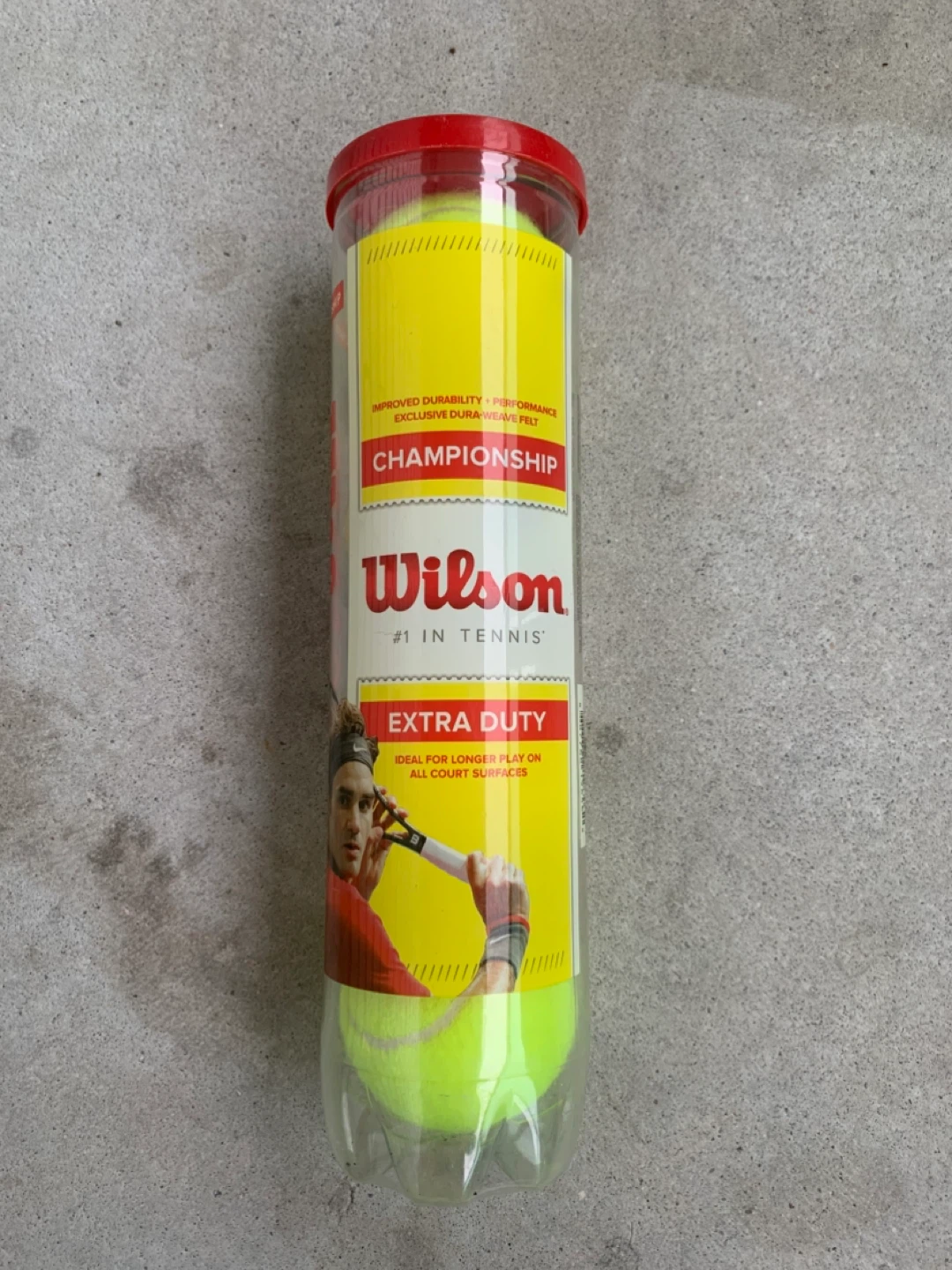 Wilson Championship Extra Duty Tennis Balls (4-Can Pack) - photo 2