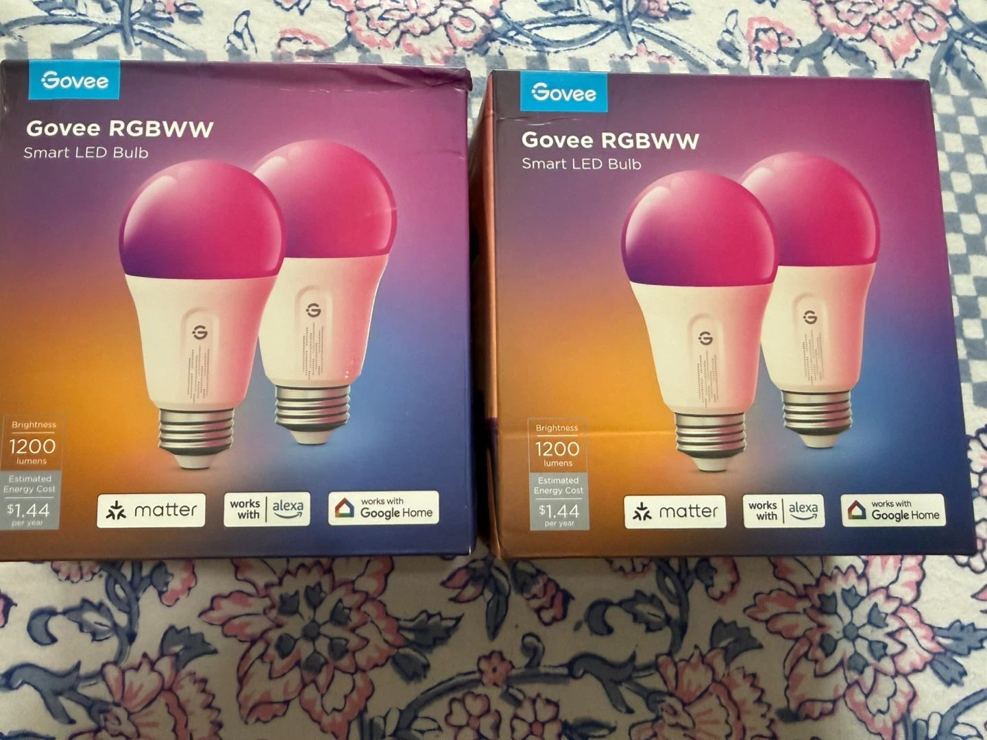 Govee RGBWW Smart LED Bulb (2 Pack*2)