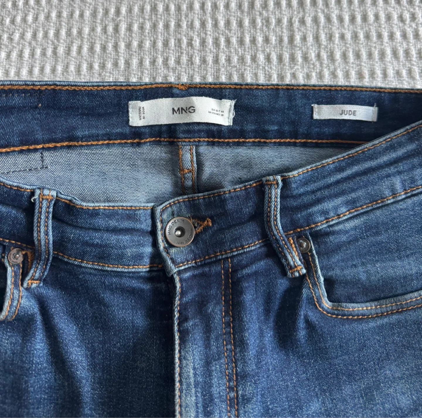 MANGO MAN Jude Blue Denim Jeans - Size 28 USA (38 EUR) - photo 3