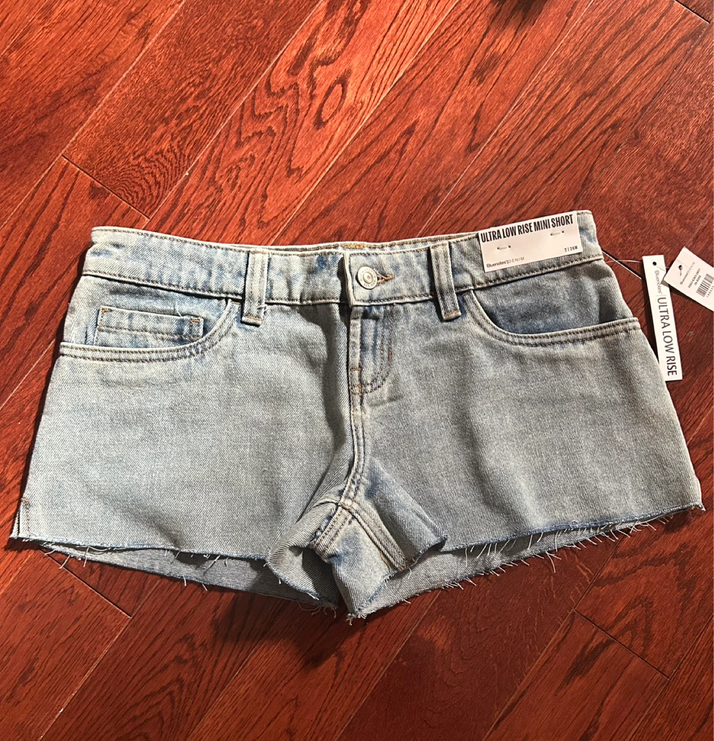 Bluenotes ultra low rise mini shorts
